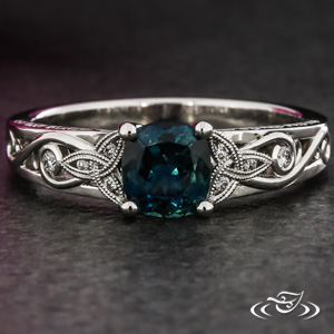 Celtic engagement clearance ring settings